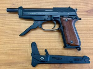 Reihenfeuerpistole Beretta 93R Raffica, Kaliber 9mmPara - Zustand A