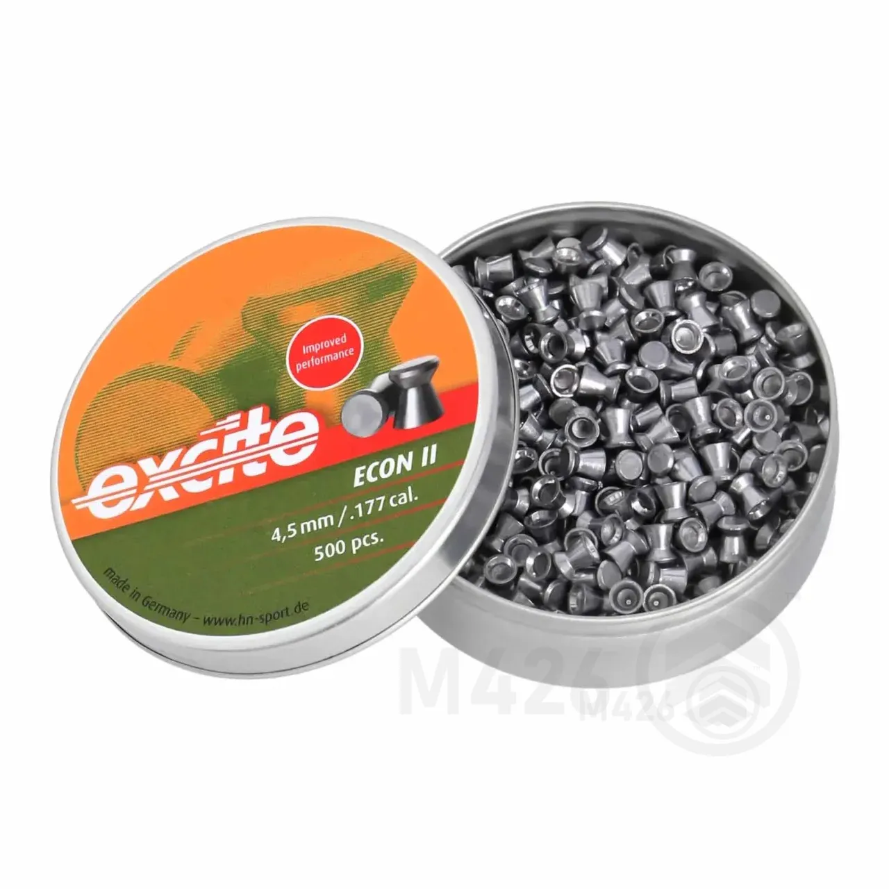 Diabolo H&N Excite Econ II, Kaliber 4.5mm, 0.48g - Pack à 500 Schuss
